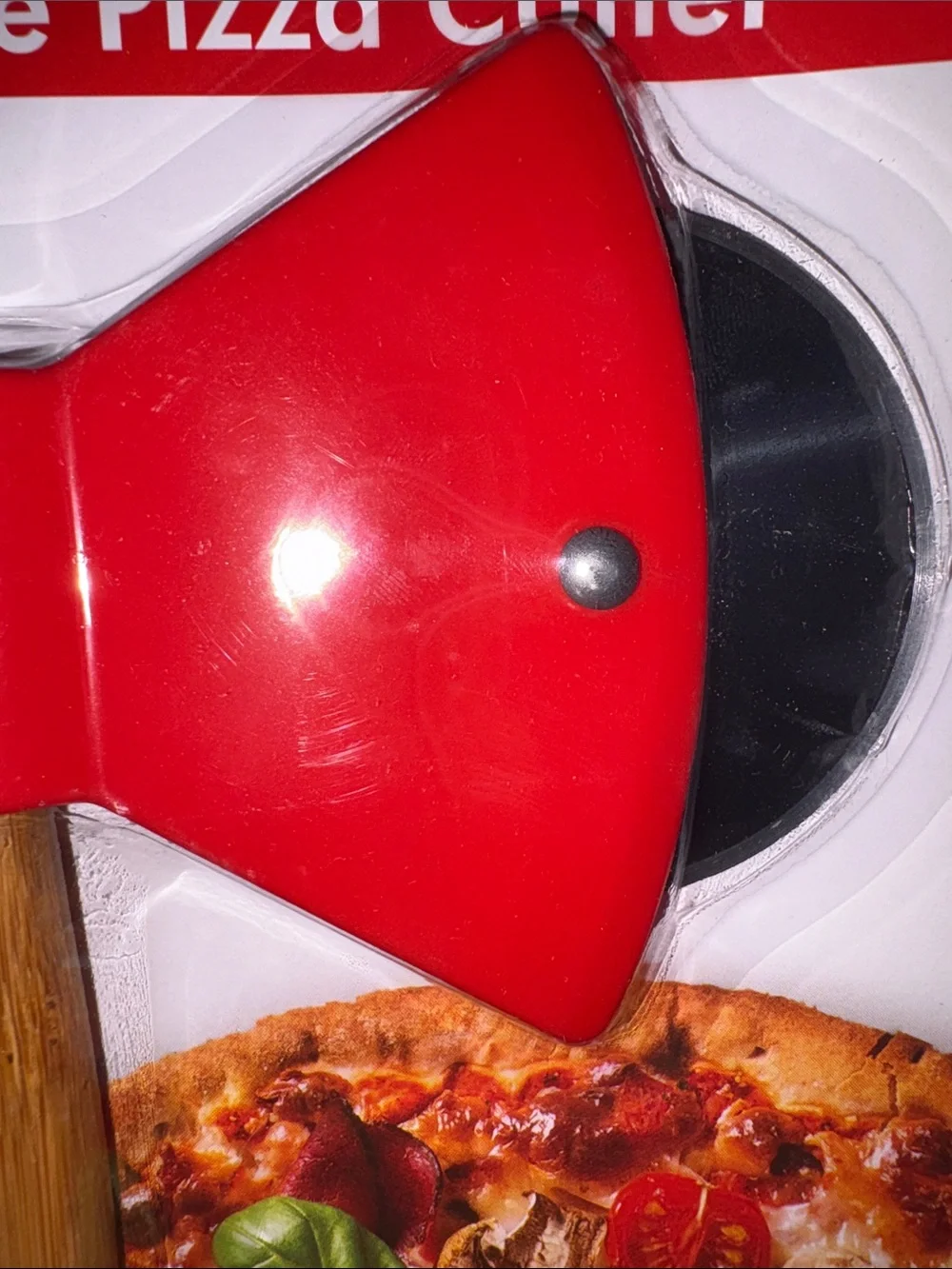 Red Axe Pizza Cutter - Ergonomic Handle Fire fighter / Lumberjack 🧑‍🚒 Gift